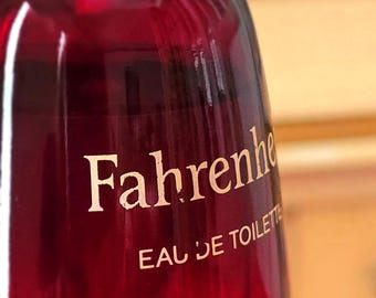 Vintage 1990s (1997) Confirmed Christian Dior Men's FAHRENHEIT Eau