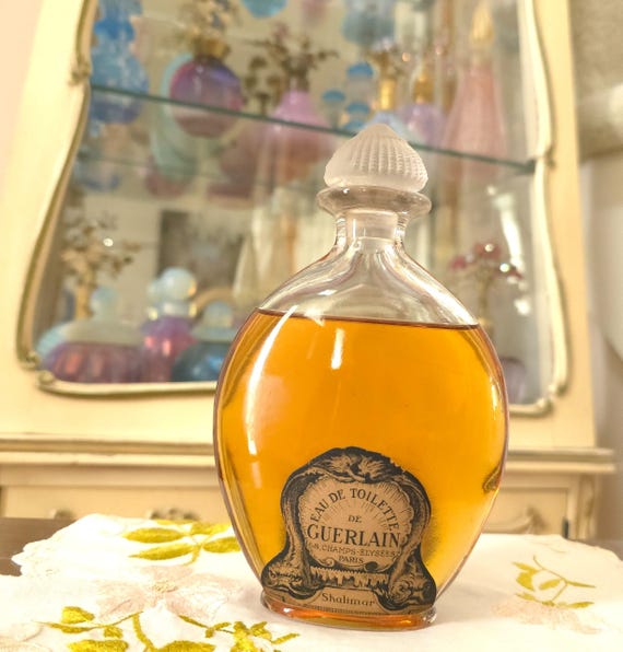 Vintage 1950s/1960s Guerlain SHALIMAR EDT 1/8 Liter (4.2 Oz) 125ml