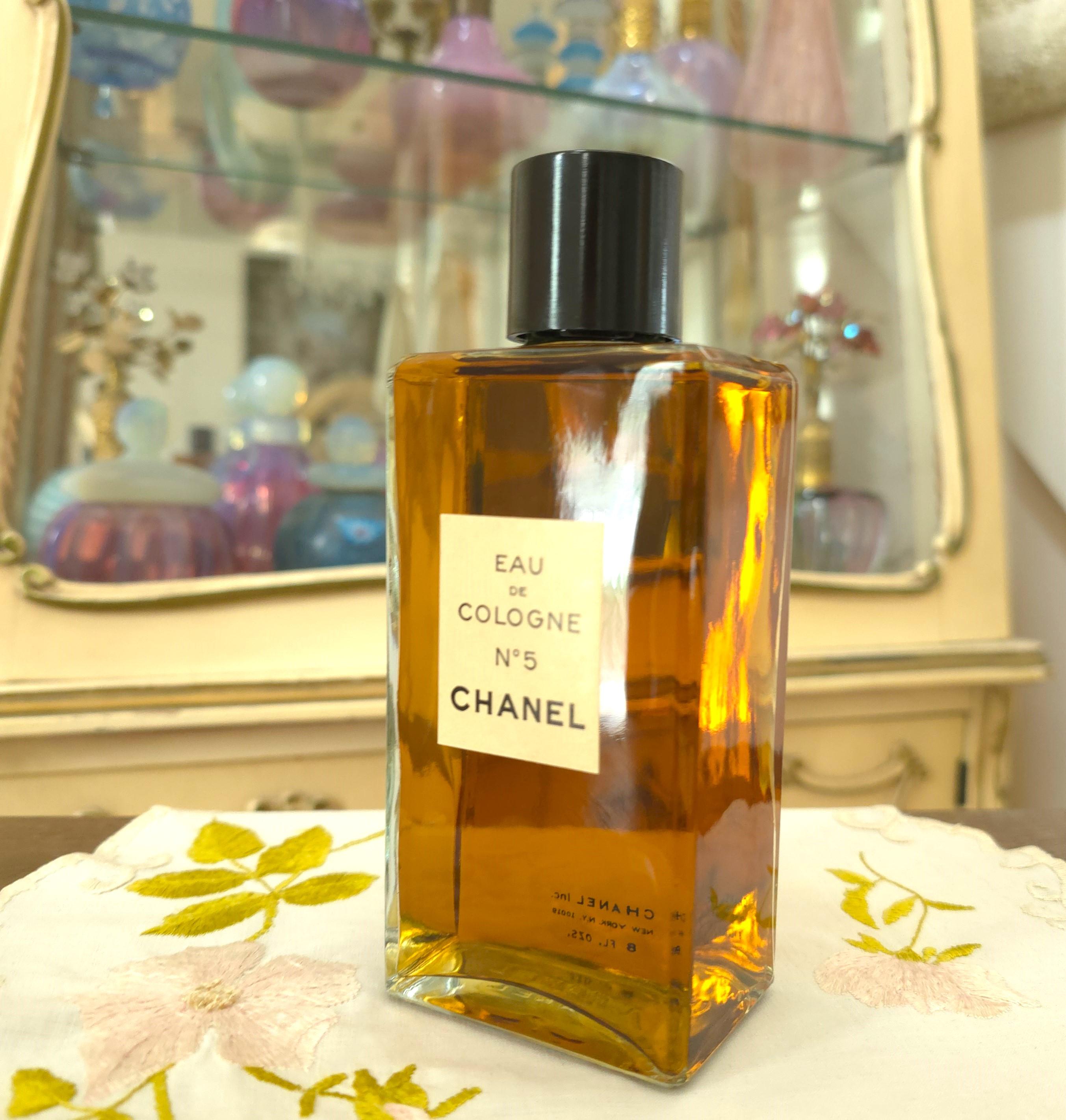Vintage 1960s Chanel No. 5 Eau De Cologne EDC HUGE 8 Oz 240ml