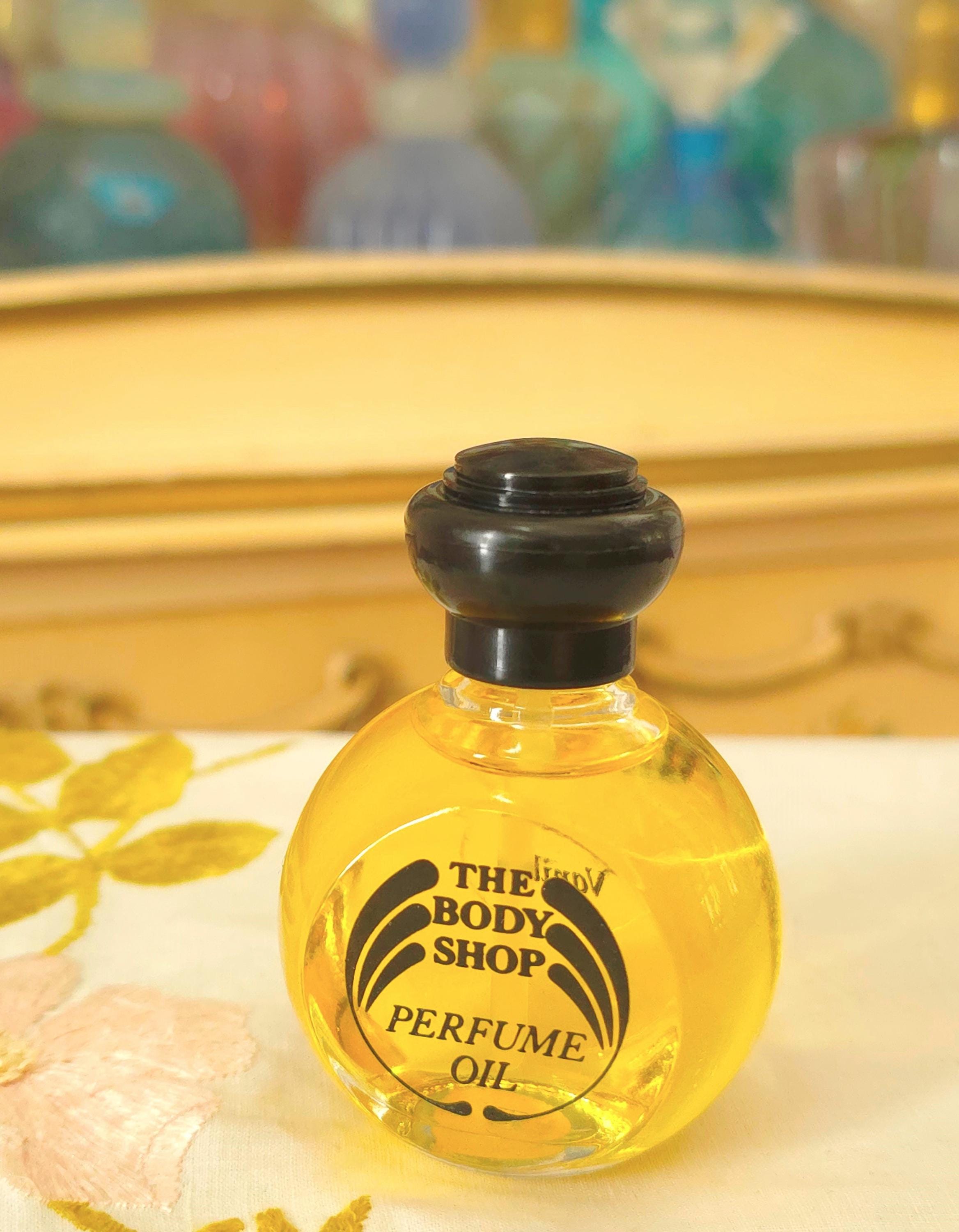 Vintage 1990s TBS the Body Shop VANILLA Perfume Oil 1 Oz 30ml