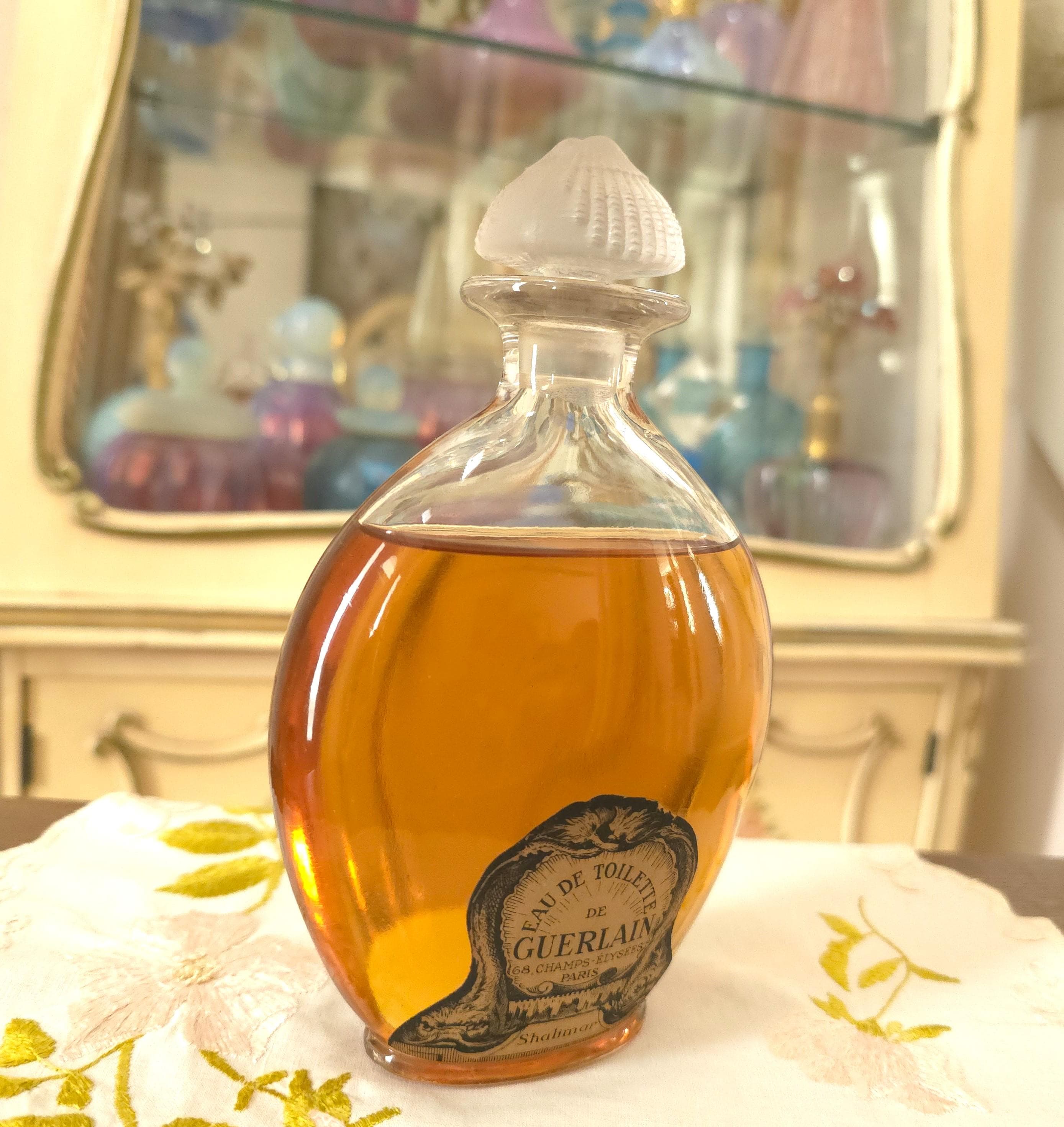 Vintage 1950s/1960s Guerlain SHALIMAR EDT 1/8 Liter (4.2 Oz) 125ml