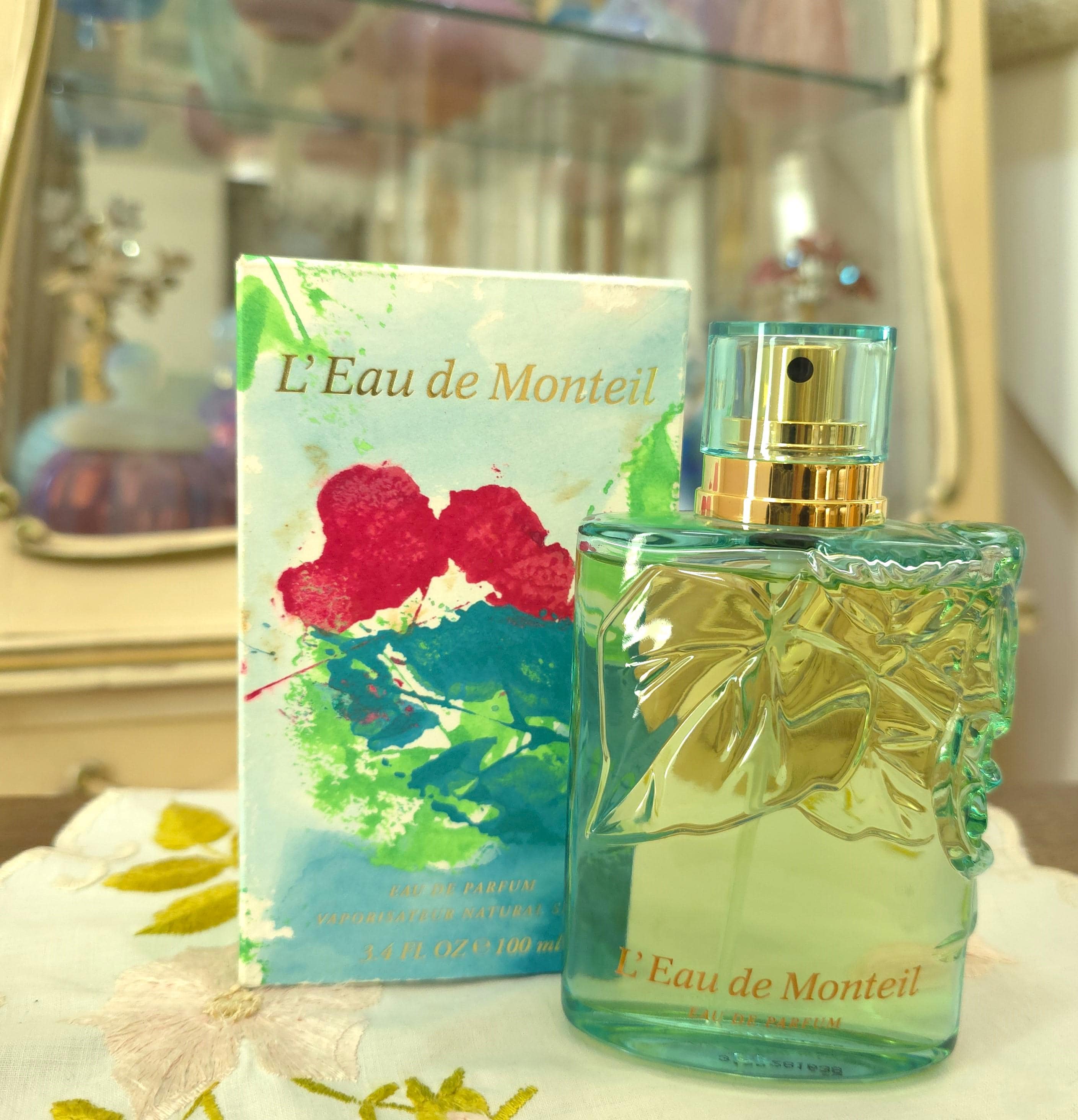 Vintage 1990s Germaine Monteil L'EAU De MONTEIL Eau De Parfum EDP