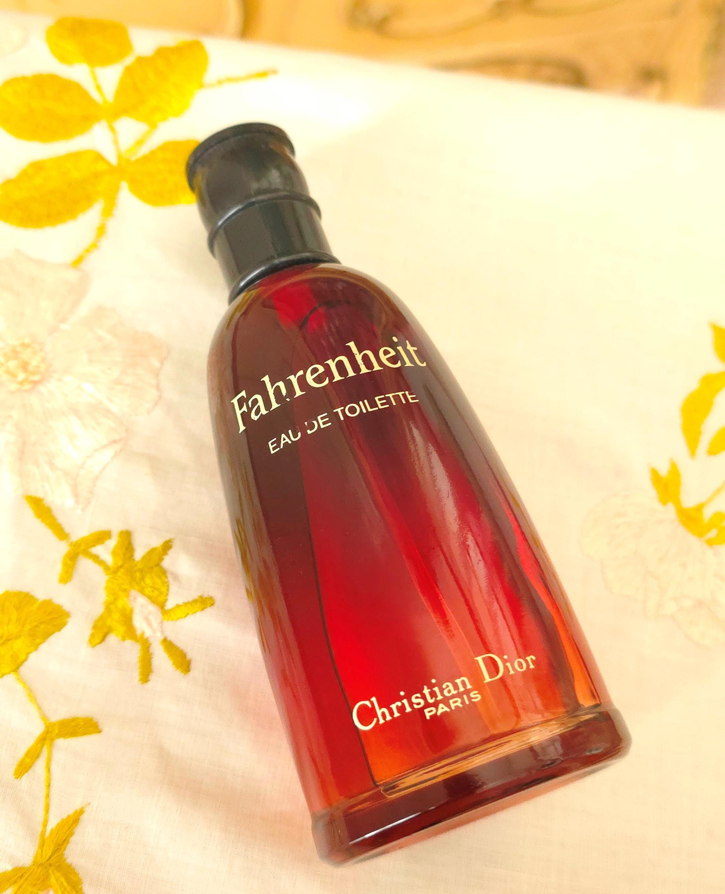Vintage 1990s (1997) Confirmed Christian Dior Men's FAHRENHEIT Eau