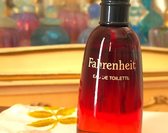 Vintage 1990s (1997) Confirmed Christian Dior Men's FAHRENHEIT Eau