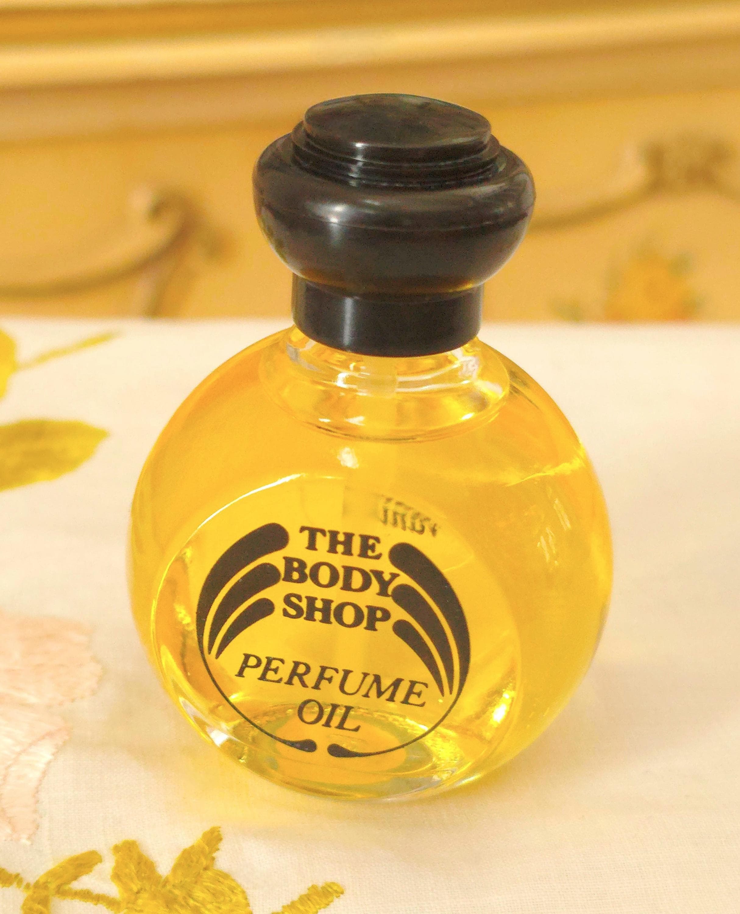 Vintage 1990s TBS the Body Shop VANILLA Perfume Oil 1 Oz