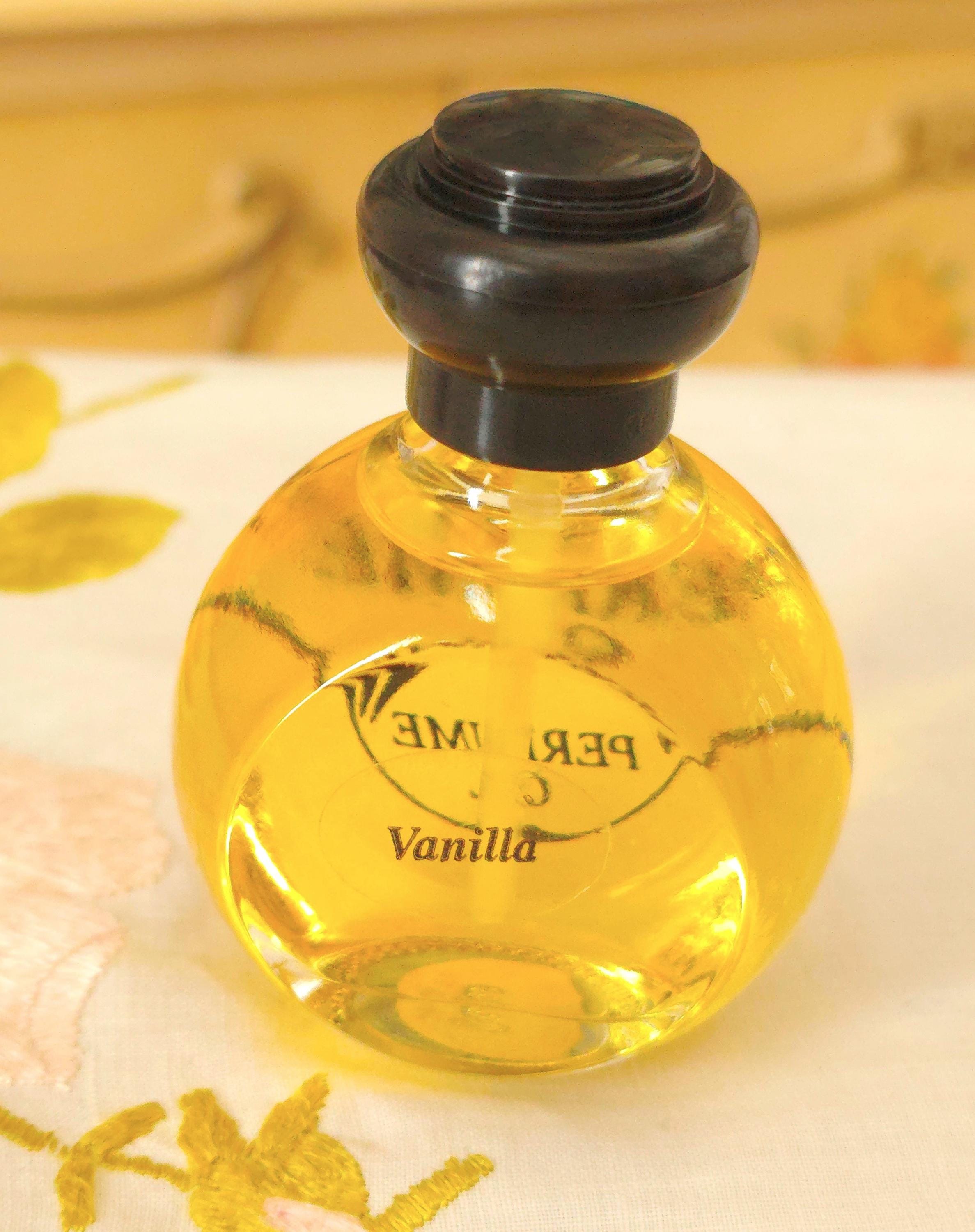 Vintage 1990s TBS the Body Shop VANILLA Perfume Oil 1 Oz 30ml