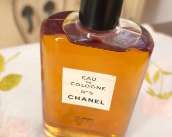 Vintage 1950s Chanel No. 5 Eau De Cologne EDC 3.2 Oz 95ml Splash