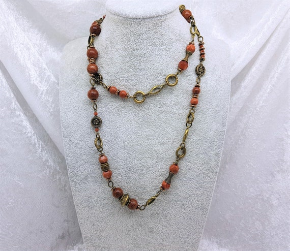 BOHO Style Sandstone Set Necklace Earrings Unique Gift Ideas
