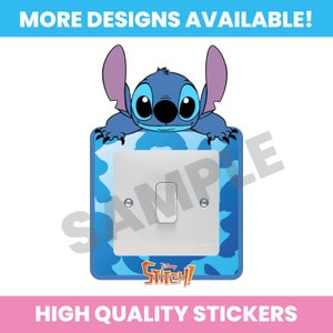 Stitch Light Switch Sticker