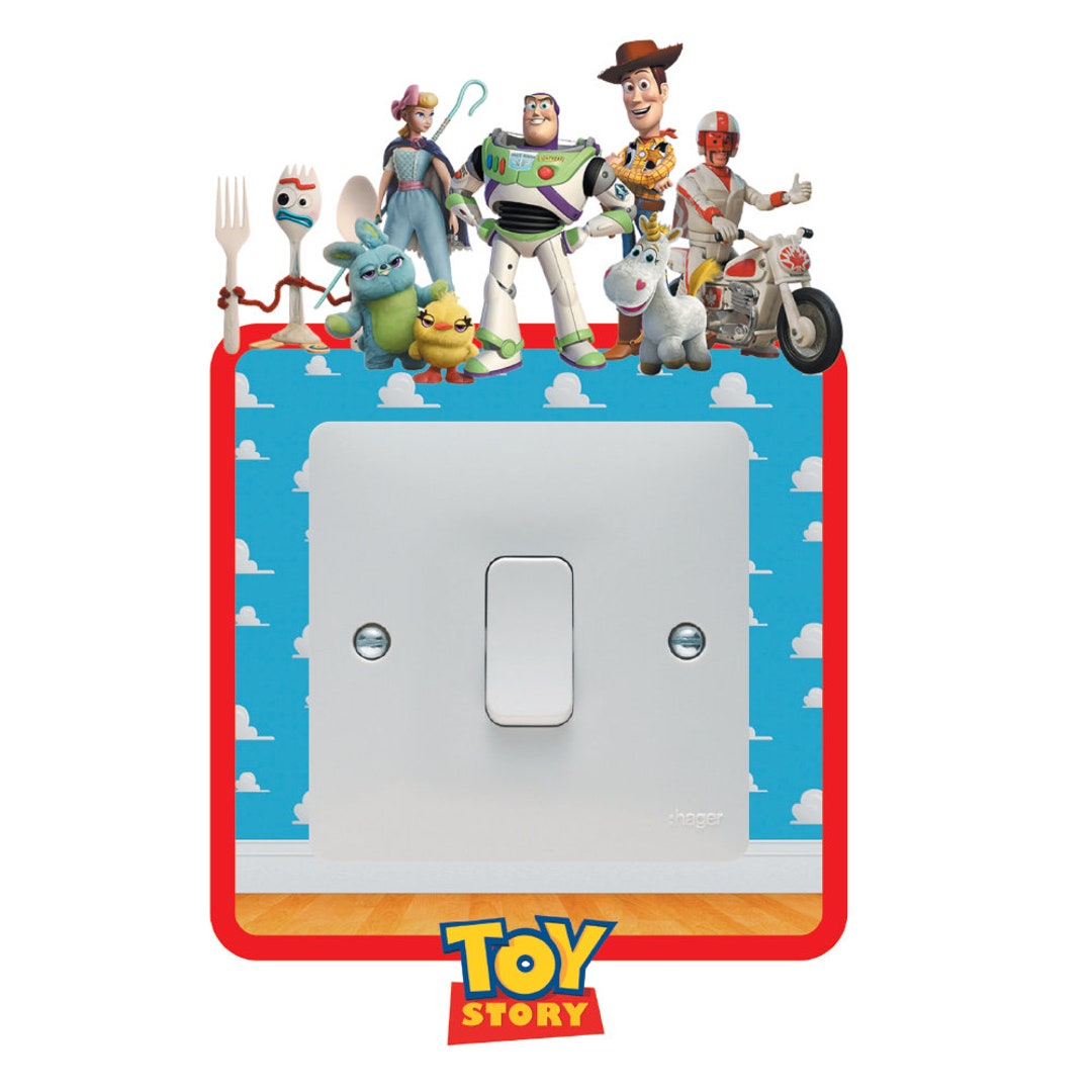 Toy Story Light Switch Sticker Etsy