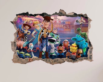 Toy Story Broken Wall Art Sticker Bedroom Decal