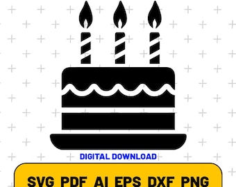 Birthday Cake Icon Symbol