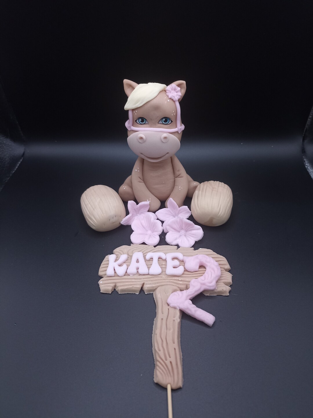 Fondant Figures Horse Cake Decoration Fondant Decoration Etsy