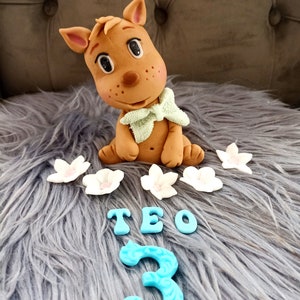 Fondant Figur Hund , Tortendekorationen
