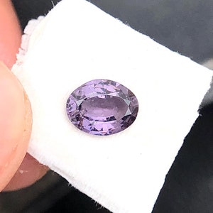 Natural Purple Spinel Oval, Loose Spinel, Violet Spinel, Spinel For Jewelry, Ring Size Spinel, Purple Gemstone, 0.75 Carats, 6.50x5 MM