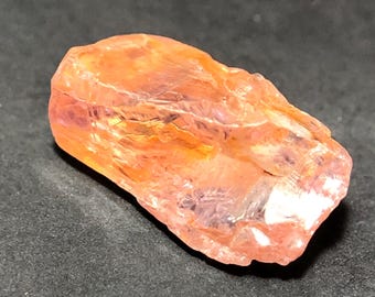 Natural Pink Orange Color Spinel Rough, 2.20 Carats Uncut Crystal