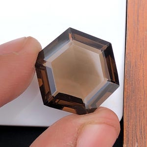 16x8 MM Natural Smoky Quartz, 13.25 Carats Faceted Fancy Cut Quartz, Loose Brown Quartz Gemstone, Smoky Quartz For Making Jewelry.