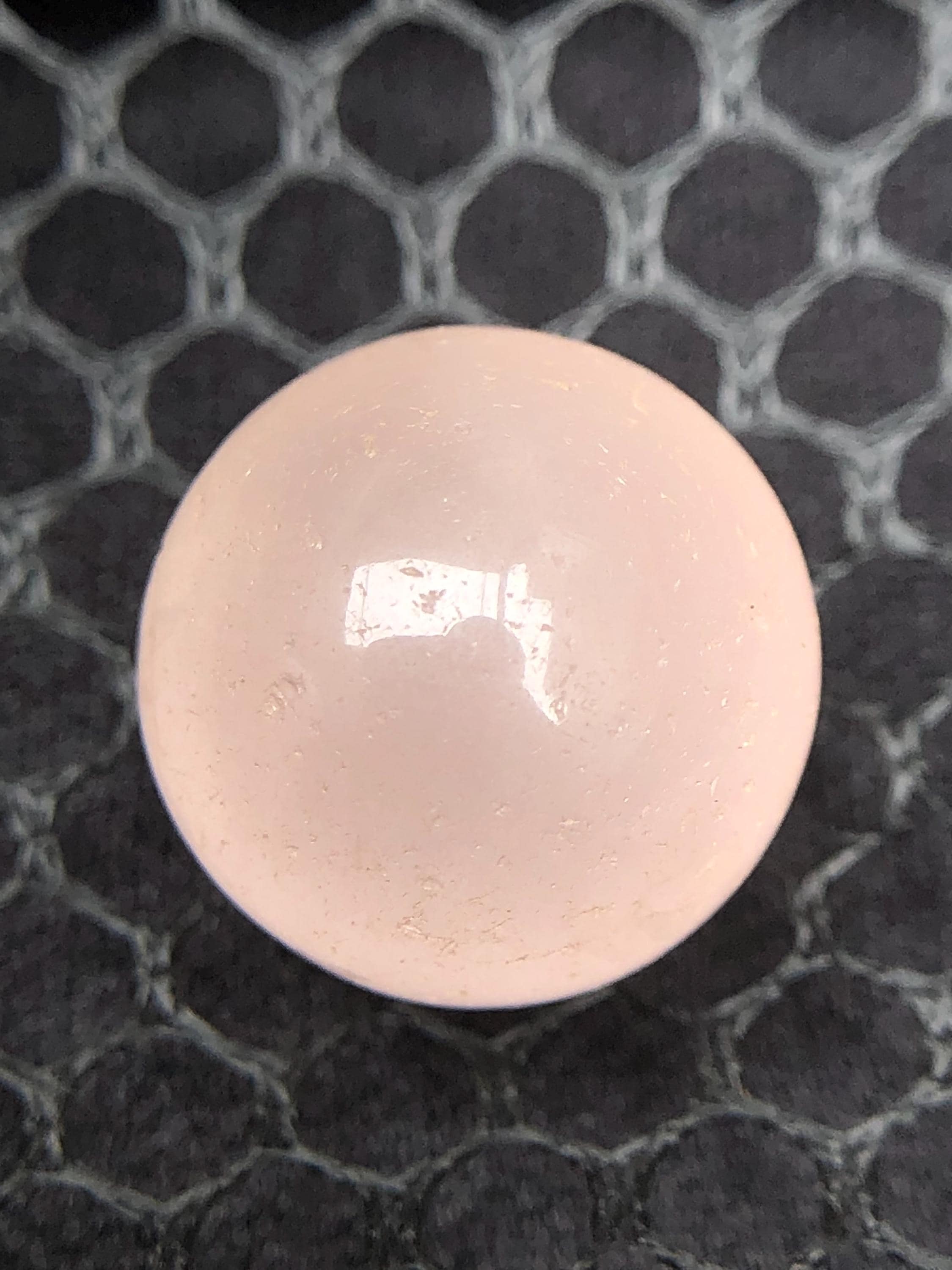 天然ローズクォーツ球 15 カラット、13 MM ピンク ストーン ボール