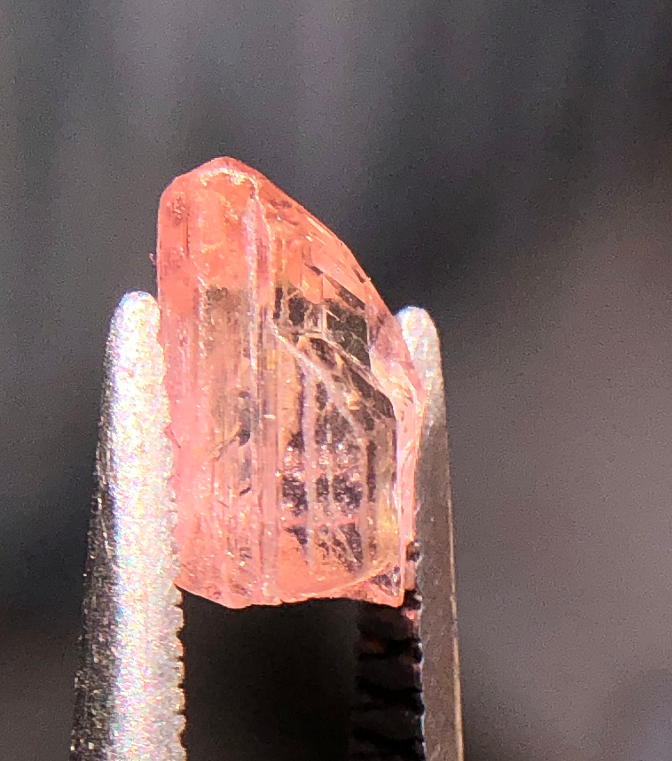 希少！ ピンクオレンジタンザナイト原石 希少！ ピンクオレンジタンザナイト原石