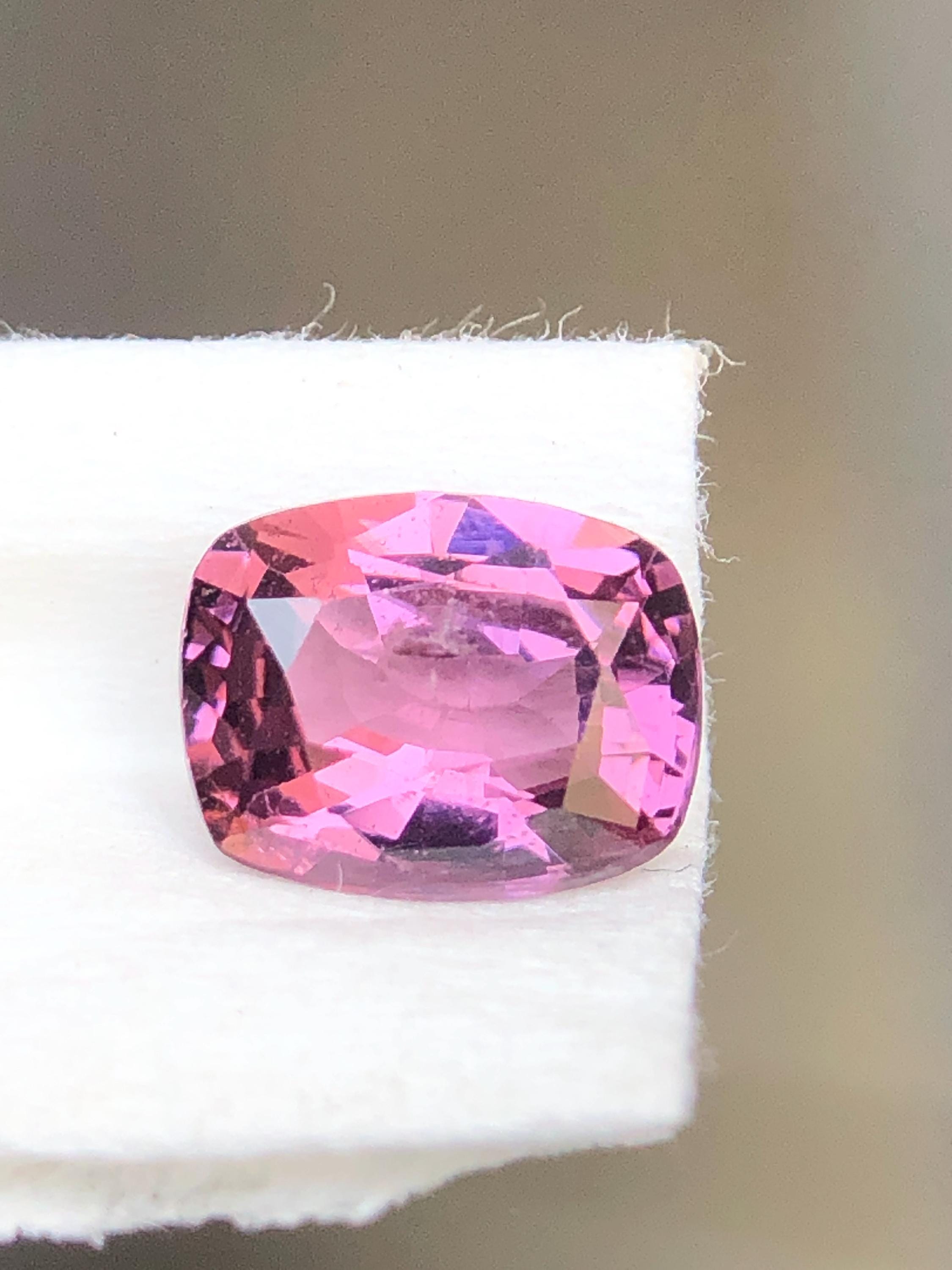 Natural Spinal Gemstone / Cushion Cut Spinel / Loose Spinel / 6.50