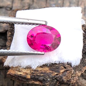 0.45 Carats Tourmaline Oval, Faceted Tourmaline, Tourmaline Gemstone, Loose Tourmaline, Pink Tourmaline, Tourmaline For Jewelry Making