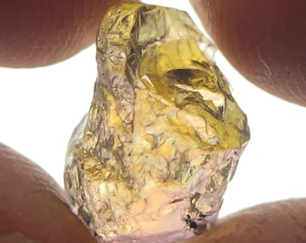 Natural Raw Tanzanite 3.50 Ct Grey Brown Purple Rough Crystal For Jewelry Crafts Cutting