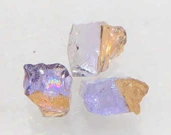 希少！ ピンクオレンジタンザナイト原石 希少なオレンジピンクタンザナイト原石、天然タンザナイト原石