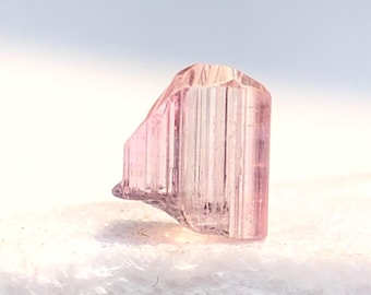 Pink Peach Tanzanite Crystal, Raw Zoisite Specimen (0.6 Carats)