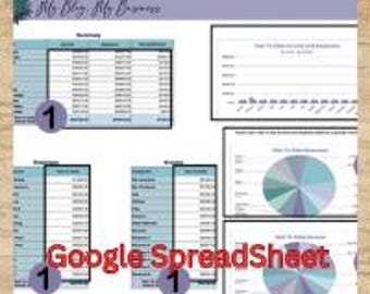 Google Spreadsheet Template| Customizable Digital Spreadsheet for Organization, Budgeting, and Planning | Instant Download
