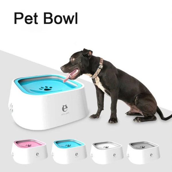 Pet Floating Water Bowl Portable and Non Splash