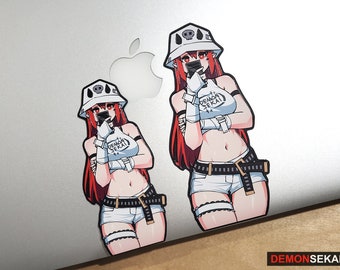 Style2K Selfie Y2K Anime Waifu Sticker - Specialized Vinyl Sticker with Embossed Textures // Season 02