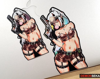 Outlaw Demon Waifu | She Don't Miss - Holographic Vinyl Sticker Edition with 3D Textures // Season 01