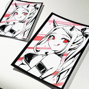 DemonSekai Season 01 Brand Slap - Seasonal First Edition Vinyl Sticker with 3D Textures // Season 01