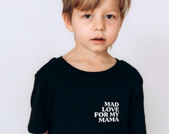 Kleinkind Shirt - verschiedene Motive: Mad Love for my Mama, loved, wonderfully made, blessed, zum Muttertag, Segnung, Taufe