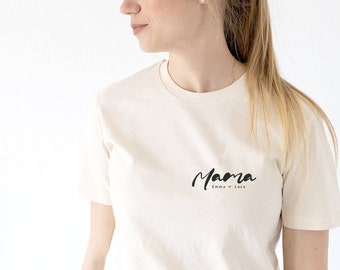 Mama T-Shirt, Geschenk zum Muttertag, Geschenk für die Mutter zur Geburt