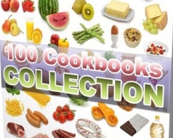 100 Cook Books With More Than 50.000 Recipes