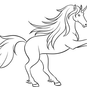 Unicorn Coloring Sheets