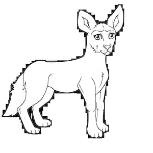 African Wild Dog Adult Set