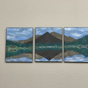 Reflection -- Original Artwork With Frame for House and Room Decor