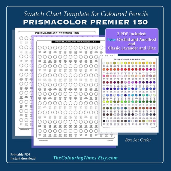 Prismacolor 72 Chart – The Colouring Times