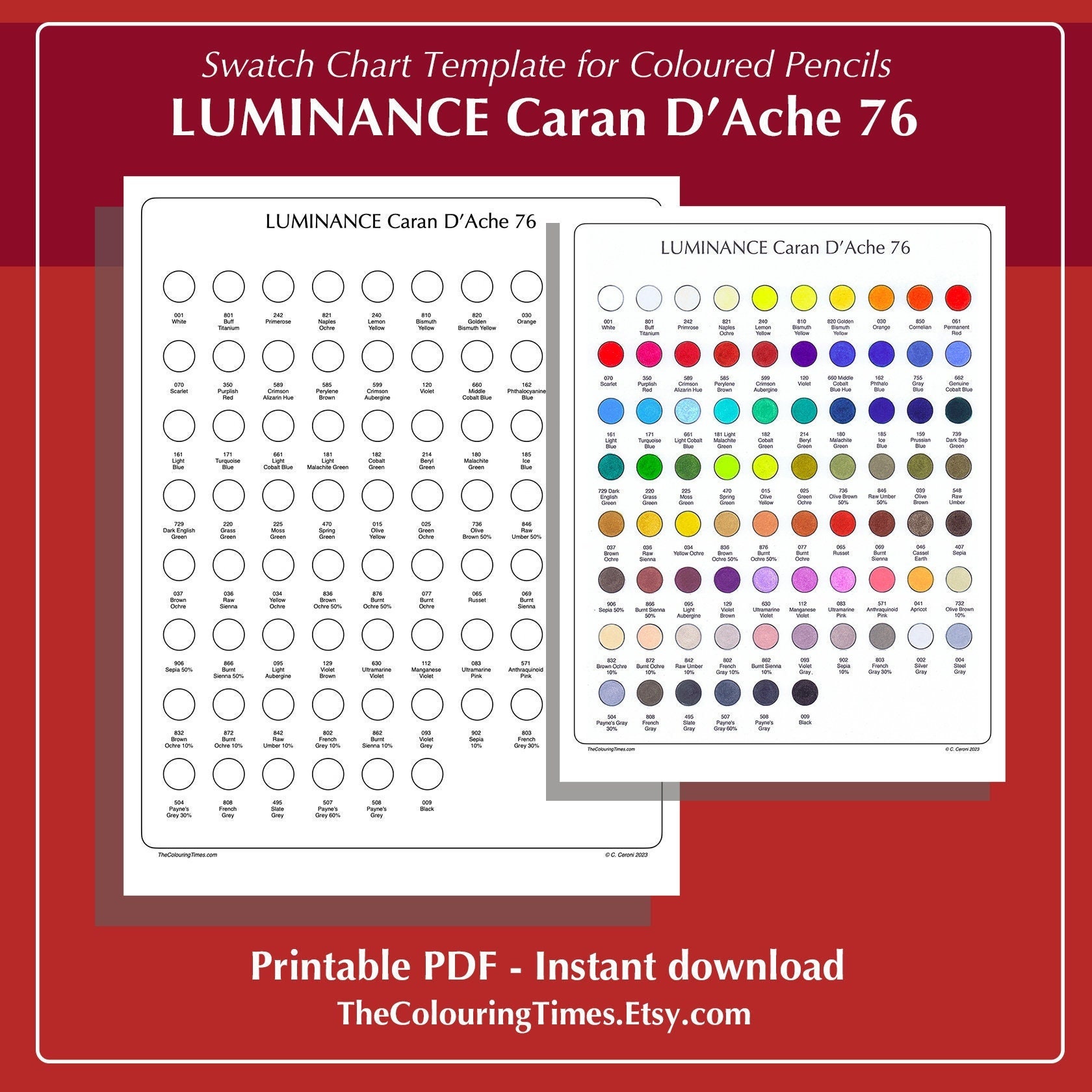 Caran D'Ache Luminance 6901 Set of 76,  price tracker / tracking,   price history charts,  price watches,  price drop alerts