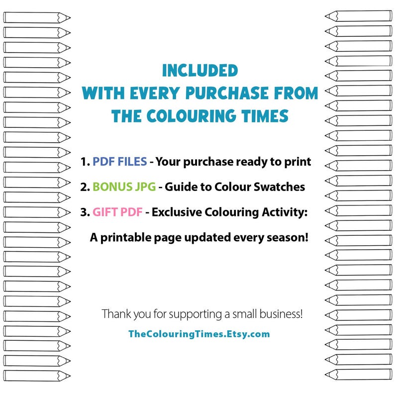 Tabla de muestras BIG Polychromos Faber-Castell 120, plantilla de impresión grande, 4 páginas, PDF, nombres, números para lápices de colores, página para colorear Polys imagen 3