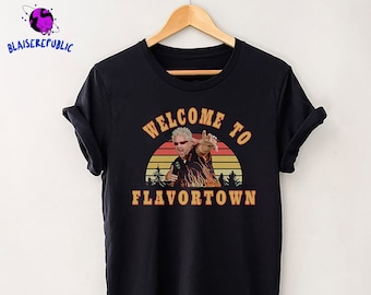 Welcome To Flavortown Vintage T-Shirt, Guy Fieri Shirt, Funny Vintage Retro 90's Shirt, Guy Fieri Gift, Trending Tshirt, Funny Tshirt