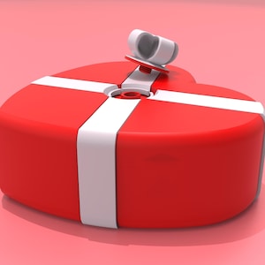 Heart-Shaped Gift Box, STL File for 3D Printing, Valentine’s Day Box for Chocolates and Jewelry, DIY Romantic Gift, Digital Download