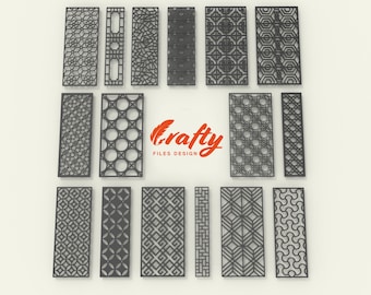 450 Wall Art Panel Designs, DXF SVG Files for Laser Cut, CNC Router, Geometric Laser Cut Panels, Decorative Wall Panels, Digital Download