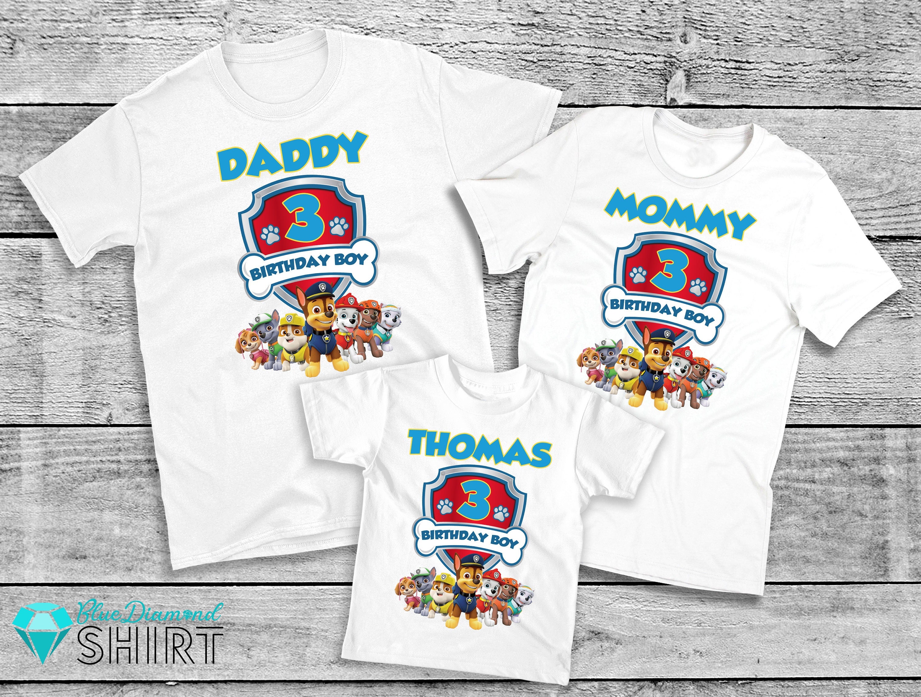 Paw Patrol T Shirt - Etsy