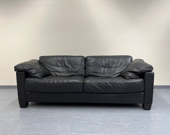 De Sede, Sofa, DS 17, Schwarz, Leder,