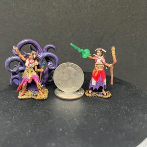 Female Human Warlock D&D miniatures