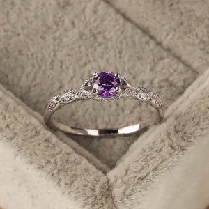 Purple Stone Rings Etsy Singapore