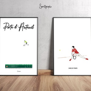 Duo Poster ROLLAND GARROS Djoko - Nadal